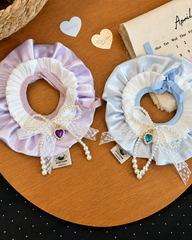 Blush Lace Pet Collar
